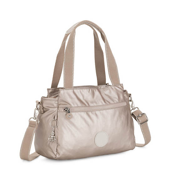 Bolsa De Hombro Kipling Elysia Metallic Beige | MX 1405VR